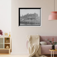 Government dock, Old Point Comfort, Virginia, Antique Wall Art
