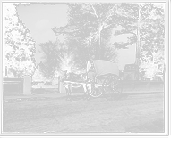 Historic Framed Print, [A Virginia vegetable cart],  17-7/8" x 21-7/8"