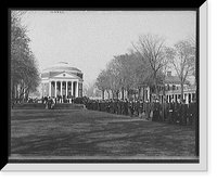 Historic Framed Print, [Inauguration Day, University of Virginia],  17-7/8" x 21-7/8"