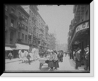 Historic Framed Print, [Mott Street, New York City],  17-7/8" x 21-7/8"