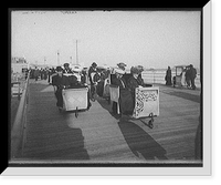 Wheel chairs, Atlantic City, N.J, Vintage Wall Art