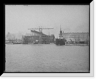 Historic Framed Print, [Cramp's shipyard, Philadelphia, Pa.],  17-7/8" x 21-7/8"