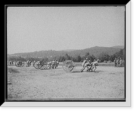 Historic Framed Print, [Light artillery drill, hand battery, West Point, N.Y.] - 2,  17-7/8" x 21-7/8"