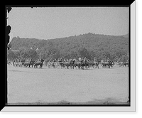 Historic Framed Print, [Light artillery drill, horse battery, wheeling into line, West Point, N.Y.],  17-7/8" x 21-7/8"