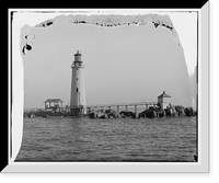 Historic Framed Print, [The Graves, first order light, Boston, Mass.],  17-7/8" x 21-7/8"