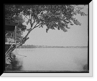 Historic Framed Print, [Along the shore at Wolfeborough Bay, Lake Winnipesaukee, N.H.] - 2,  17-7/8" x 21-7/8"