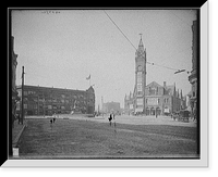 Historic Framed Print, [Park Square, Boston, Mass.],  17-7/8" x 21-7/8"