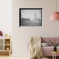 Historic Framed Print, [Park Square, Boston, Mass.],  17-7/8" x 21-7/8"