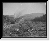 Trains starting up Mount Washington Railway, White Mountains, N.H. Classic, Vintage Wall Art