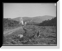 Historic Framed Print, [Trains starting up Mount Washington Railway, White Mountains, N.H.] - 2,  17-7/8" x 21-7/8"