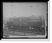Historic Framed Print, [N.Y.C. R.R. (New York Central Railroad), electric locomotive],  17-7/8" x 21-7/8"