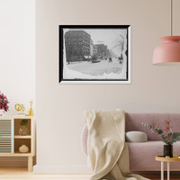 Historic Framed Print, [Detroit, Mich., Woodward Ave. looking south],  17-7/8" x 21-7/8"