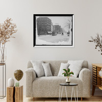 Historic Framed Print, [Detroit, Mich., Woodward Ave. looking south],  17-7/8" x 21-7/8"