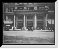 Historic Framed Print, [Entrance to Marshall Field's (Marshall Field & Co.) store, Chicago, Ill.],  17-7/8" x 21-7/8"