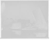 Historic Framed Print, [Pere Marquette 18 passing State Street bridge, Chicago, Ill.],  17-7/8" x 21-7/8"