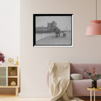 Atlantic City, N.J., roller chairs on the boardwalk, Antique Wall Art