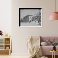 Historic Framed Print, [Post office, Atlantic City, N.J.],  17-7/8" x 21-7/8"