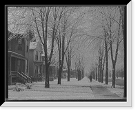 Historic Framed Print, [A Winter morning],  17-7/8" x 21-7/8"