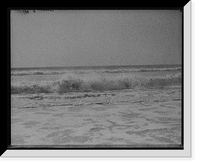 Historic Framed Print, [Ocean surf],  17-7/8" x 21-7/8"