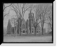 Historic Framed Print, [Mary Lyon Hall, Mount Holyoke College, South Hadley, Mass.],  17-7/8" x 21-7/8"