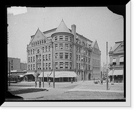 Historic Framed Print, [YMCA Building, Springfield, Mass.],  17-7/8" x 21-7/8"