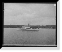 Historic Framed Print, [Str. Governor Endicott, Lake Winnipesaukee, N.H.],  17-7/8" x 21-7/8"