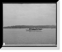Mail str. Uncle Sam, Lake Winnipesaukee, N.H. Classic, Antique Print