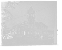 Historic Framed Print, [Town Building and opera house, Littleton, N.H.],  17-7/8" x 21-7/8"
