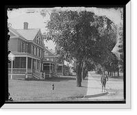 Historic Framed Print, [Officers' quarters, Ft. Snelling, Minn.],  17-7/8" x 21-7/8"