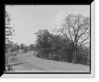 Historic Framed Print, [Boulevard in Riverview Park, Pittsburgh, Pa.],  17-7/8" x 21-7/8"