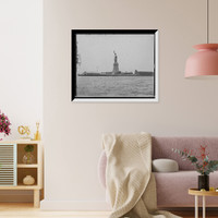 Historic Framed Print, [Statue of Liberty and Bedloe's Island, New York, N.Y.] - 2,  17-7/8" x 21-7/8"