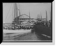 Return of the winner, regatta day, Atlantic City, N.J, Vintage Print