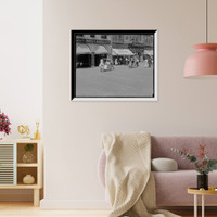 Rolling chairs on the boardwalk, Atlantic City, N.J, Vintage Poster