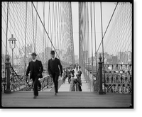 Historic Framed Print, [Brooklyn Bridge, New York, N.Y.] - 5,  17-7/8" x 21-7/8"
