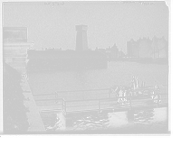 Historic Framed Print, [The Postern bridge, Fort Monroe, Va.],  17-7/8" x 21-7/8"