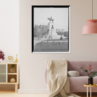 Historic Framed Print, [Wm. T. Sherman Monument, Washington, D.C.] - 2,  17-7/8" x 21-7/8"