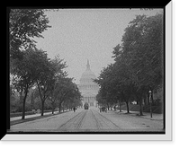 Historic Framed Print, [East Capitol Street, Washington, D.C.],  17-7/8" x 21-7/8"