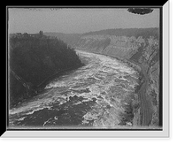 Historic Framed Print, [Whirlpool Rapids from above, Niagara Falls, N.Y.] - 2,  17-7/8" x 21-7/8"