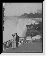 Historic Framed Print, [American Falls from Goat Island, Niagara Falls, N.Y.] - 4,  17-7/8" x 21-7/8"