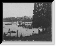Regatta Day, Fort William Henry Hotel, Lake George, N.Y, Vintage Wall Art