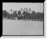 Historic Framed Print, [Fort William Henry Hotel, Lake George, N.Y.],  17-7/8" x 21-7/8"