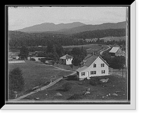 Saranac Club, road to golf links and Ampersand Mountain, Adirondacks, N.Y, Antique Print