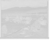 Saranac Club, road to golf links and Ampersand Mountain, Adirondacks, N.Y, Antique Print
