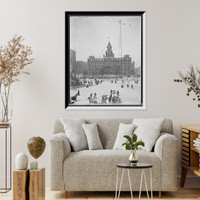 Detroit, Mich., Campus Martius and Opera House - 3 Classic, Antique Poster