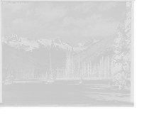 Historic Framed Print, [Hermit Range from Glacier House, Selkirk Mountains, British Columbia, Canada],  17-7/8" x 21-7/8"