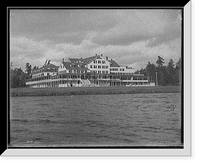 Historic Framed Print, Upper [i.e. Lower] St. Regis Lake - 2,  17-7/8" x 21-7/8"