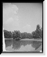 The Lake, Roger Williams Park, Providence, Rhode Island Classic, Antique Poster