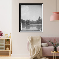 The Lake, Roger Williams Park, Providence, Rhode Island Classic, Antique Poster