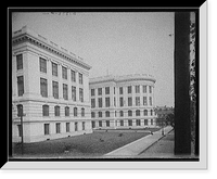 Historic Framed Print, [Court house, New Orleans, La.],  17-7/8" x 21-7/8"