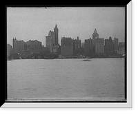 Historic Framed Print, [New York skyline from New Jersey, New York],  17-7/8" x 21-7/8"
